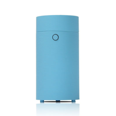 5W USB Aroma Diffuser Blue Water Humidifier Ribbed Home Fragrance Travel Shelves